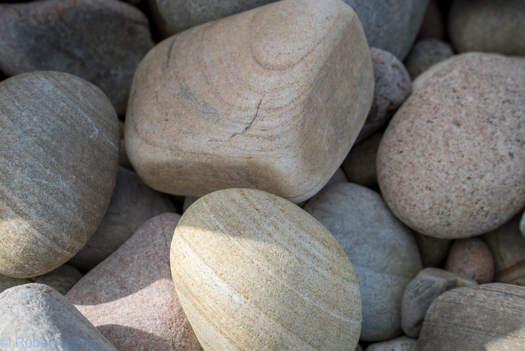 Steine am Strand 